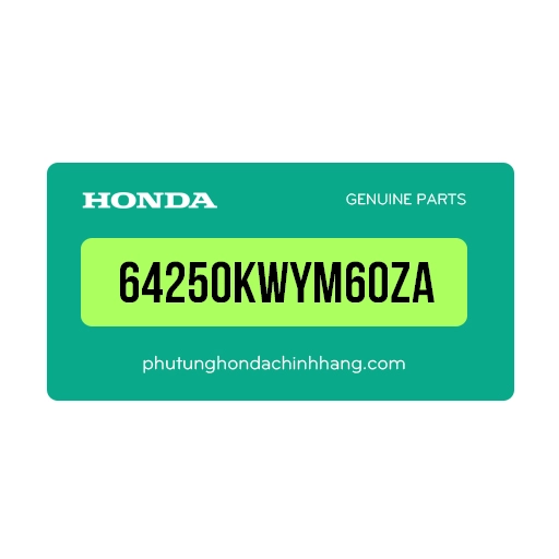 64250-KWY-M60ZA | Bộ ốp ống yếm trái *B206M*