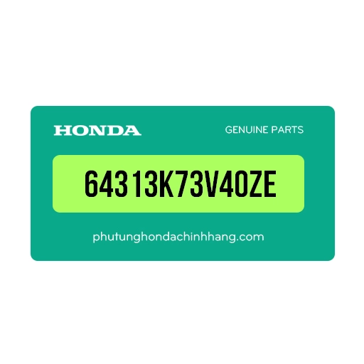 64313-K73-V40ZE – Bộ ốp trước trên *NHB25M*