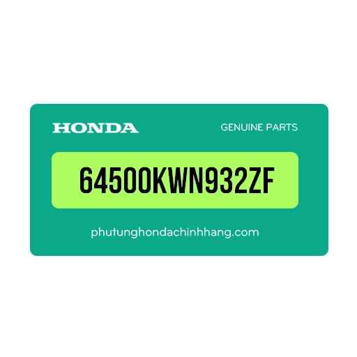 64500-KWN-932ZF – Bộ ốp trước bên phải *NHA96P*