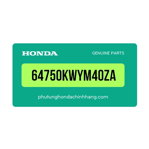 64750-KWY-M40ZA | Bộ cánh yếm phải *NHB55P*