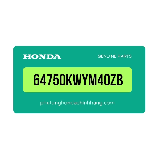 64750-KWY-M40ZB | Bộ cánh yếm phải *NH411M*