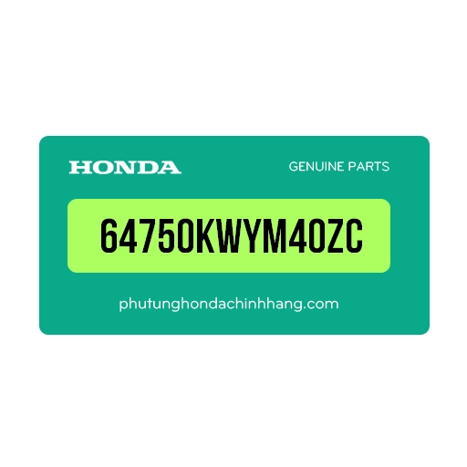 64750-KWY-M40ZC | Bộ cánh yếm phải *NHA69P*