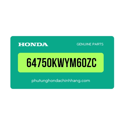 64750-KWY-M60ZC | Bộ cánh yếm phải *NHA69P*