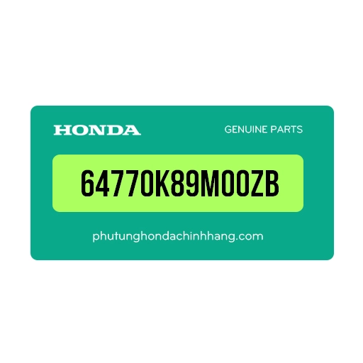 64770-K89-M00ZB | Bộ cánh yếm trái *B142*