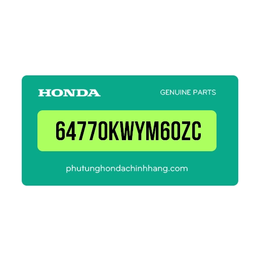 64770KWYM60ZC - Bộ Cánh Yếm Trái *B142P* Wave Alpha