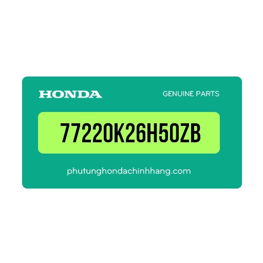 77220-K26-H50ZB | Bộ ốp ca pô sau trái
