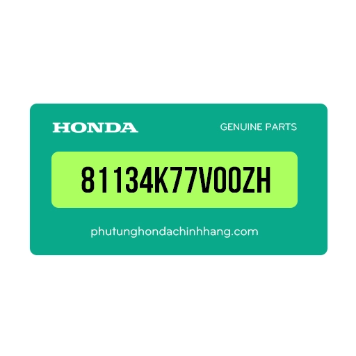81134K77V00ZH - Nhựa Tấm Bảo Vệ Cổ Lái *Nhb86M* Sh 125 Và Sh 150 ( 11 / 2016 - 11 / 2019 )
