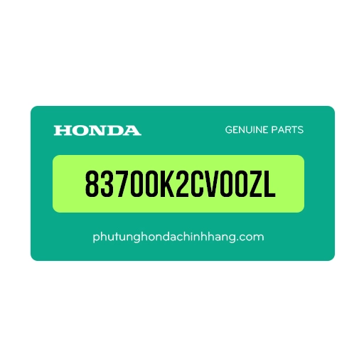 83700-K2C-V00ZL – Ốp đuôi sau trên *R368C*