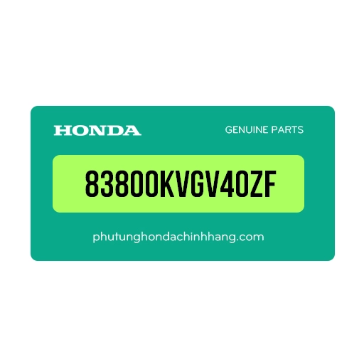 83800KVGV40ZF - Nhựa Ốp Sườn Trái Trên *Y208M* Air Blade 2011