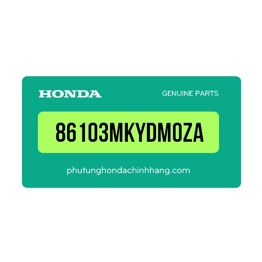 86103MKYDM0ZA - Mác Chữ Honda Phải 320Mm *R380,Nh436M*