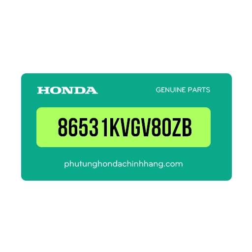 86531KVGV80ZB - Tem Nắp Trước Tay Lái ( Ghi Đông ) ( Bàn Thờ ) *Nhb25K* Air Blade 110