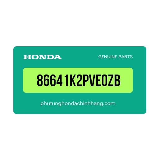 86641-K2P-VE0ZB | Tem A ốp sườn phải *TYPE2*