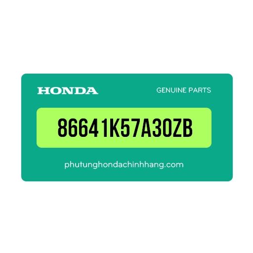 86641-K57-A30ZB | Tem A dán cánh yếm phải *R340C*