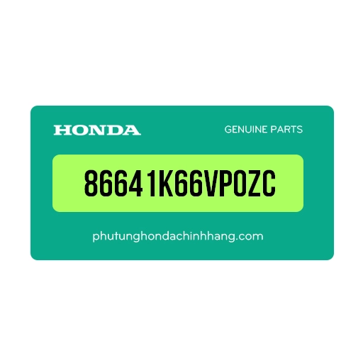 86641-K66-VP0ZC | Tem ốp trước phải *PB421M*