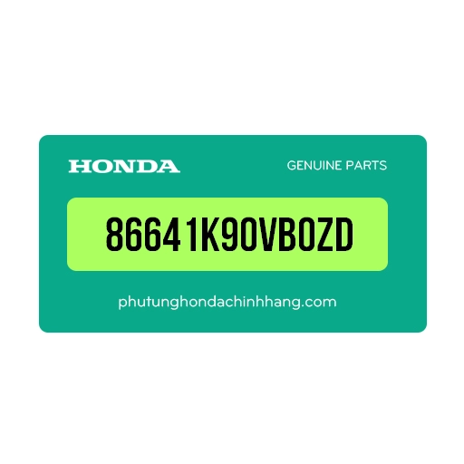 86641-K90-VB0ZD | Tem ốp cánh yếm phải *B189C*