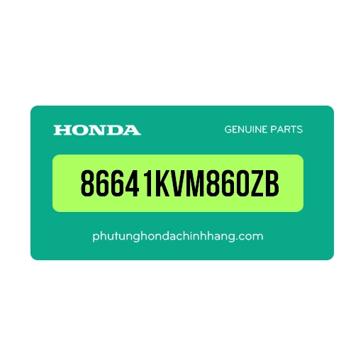 86641-KVM-860ZB | Tem chữ S *NHA69P*