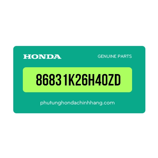 86831-K26-H40ZD | Tem chữ MSX