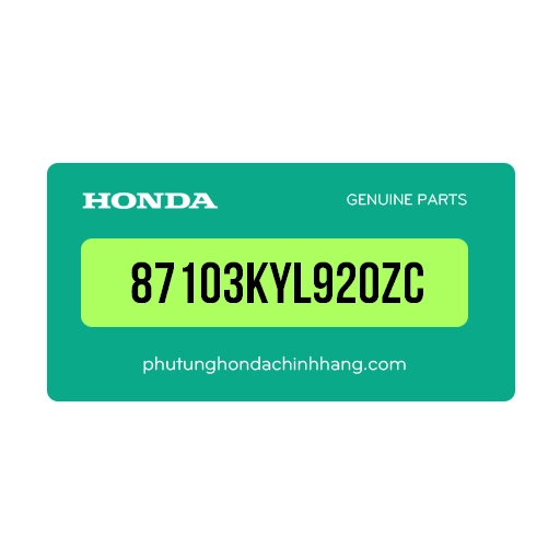 87103KYL920ZC - Tem A Ốp Ống Yếm Phải *Nh411M* Future