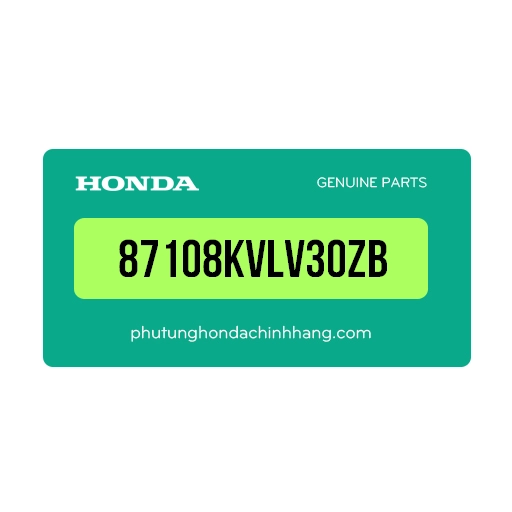 87108-KVL-V30ZB | Tem ốp cốp bên trái *G199C*