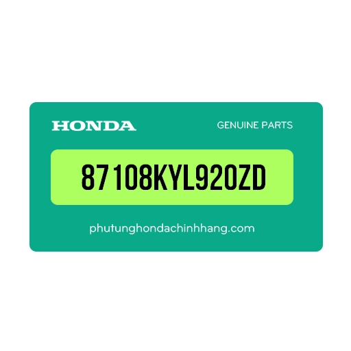 87108KYL920ZD - Tem Ốp Cốp Trái *B206M* Future
