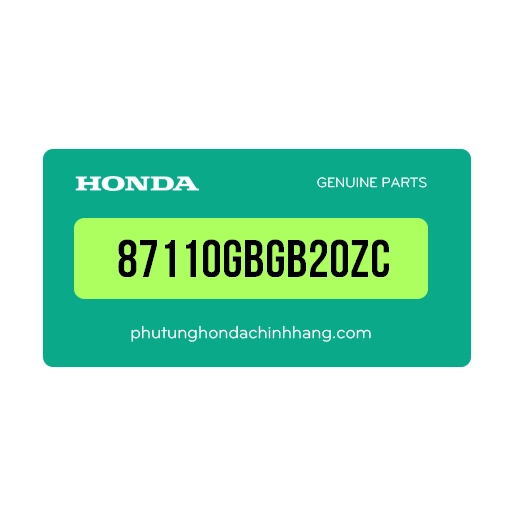 87110-GBG-B20ZC | Tem ốp sườn trái *B142P*