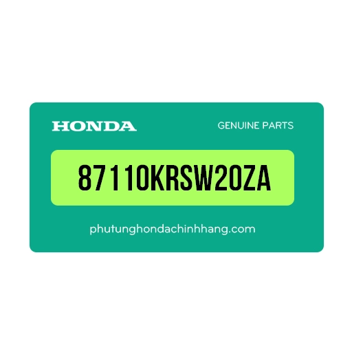 87110-KRS-W20ZA | Tem ốp đuôi sau *NH411M*