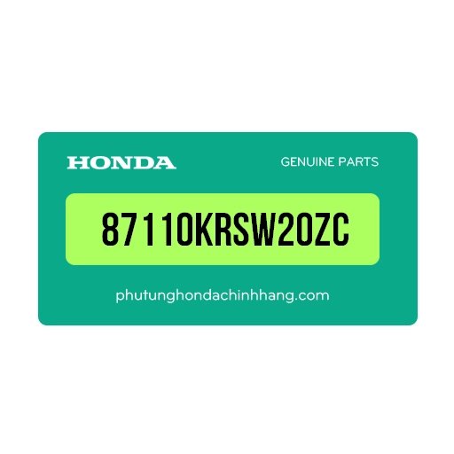87110-KRS-W20ZC | Tem ốp đuôi sau PB305