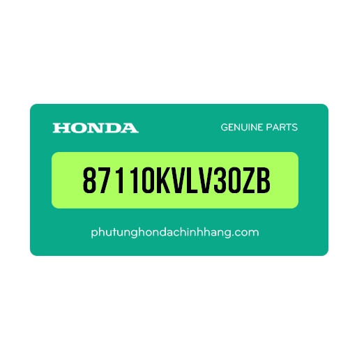 87110-KVL-V30ZB | Tem ốp sườn trái *G199C*