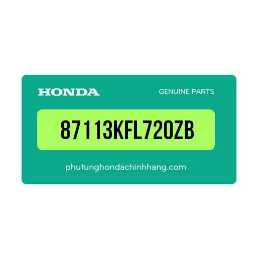 87113-KFL-720ZB | Tem B ốp sườn trái *R161P*