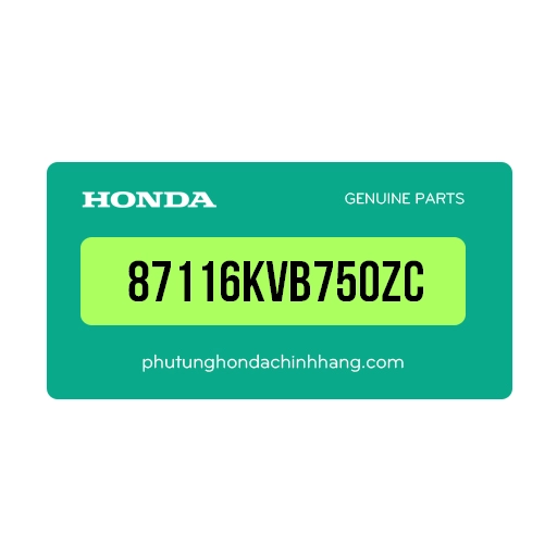 87116KVB750ZC - Tem B Ốp Sườn Trái *R313C* Click
