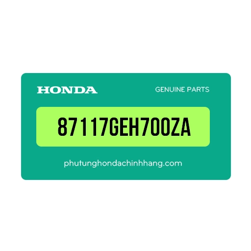 87117GEH700ZA – ( G2 ) Tem Cốp Benly90S