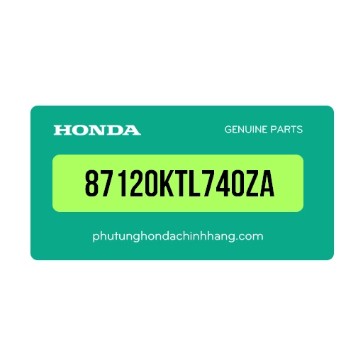 87120-KTL-740ZA | Tem chữ honda 85mm
