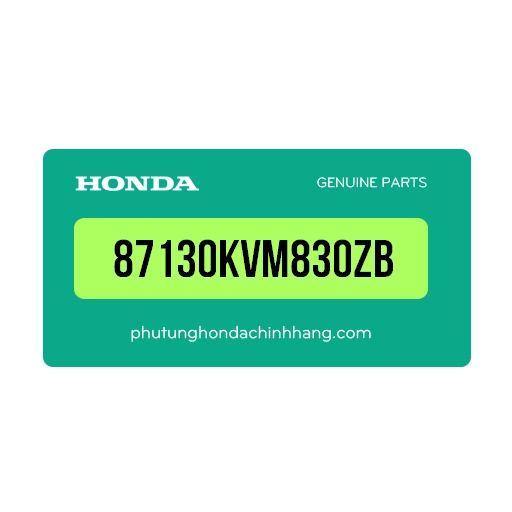87130-KVM-830ZB | Tem chữ honda 110mm *NH411M*