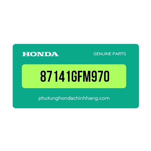87141-GFM-970 | Tem chắn bùn sau