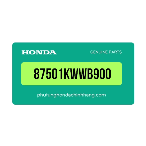 87501-KWW-B900 | Tem sản phẩm