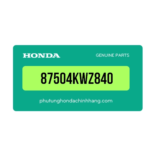 87504KWZ840 - Tem Hướng Dẫn Thay Thế Nước Là Vision, Wave