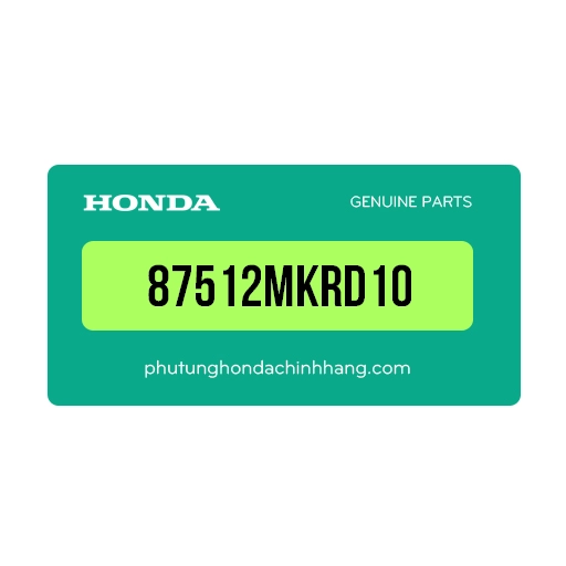 87512MKRD10 - Tem Chỉ Dẫn Bốc Dỡ Cbr1000Rr 2020