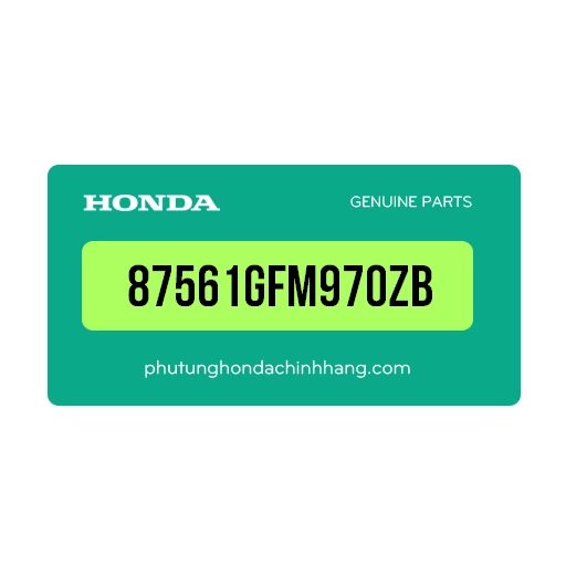 87561-GFM-970ZB | TEM CHỮ HONDA 95MM