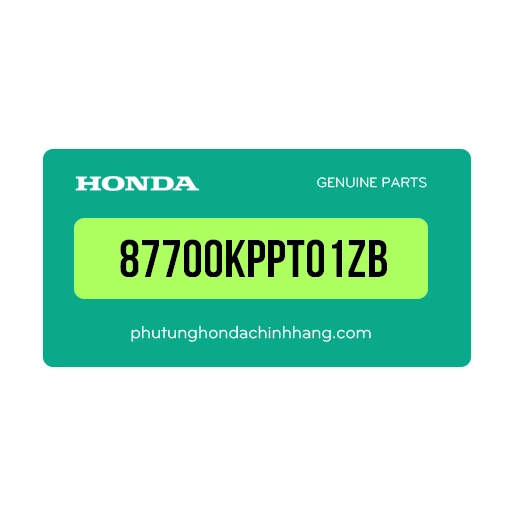 87700KPPT01ZB - Tem Thông Số Mũ Bảo Hiểm *Nhb89M & R263* Rebel 300