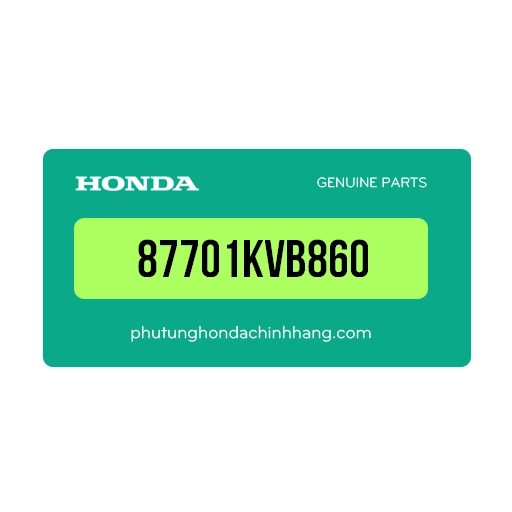 87701-KVB-860 | Tem bảo trì