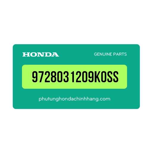 9728031209K0SS - Bộ Nan Hoa ( Căm ) Trước,Trong A11X184.5 Sh 2024