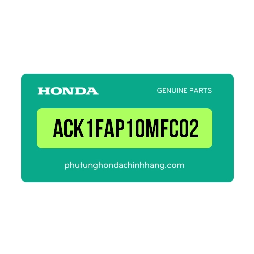 ACK1F-AP1-0MFC02 | Bộ 10 chiếc - Ốp pô (chrome)