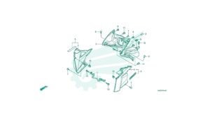 BỘ PHỤ TÙNG F – 44 – 10 CATALOGUE NHỰA ỐP ỐNG YẾM HONDA WAVE RSX FI AT