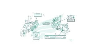 BỘ PHỤ TÙNG F – 49 CATALOGUE TEM CẢNH BÁO HONDA WAVE RSX FI AT
