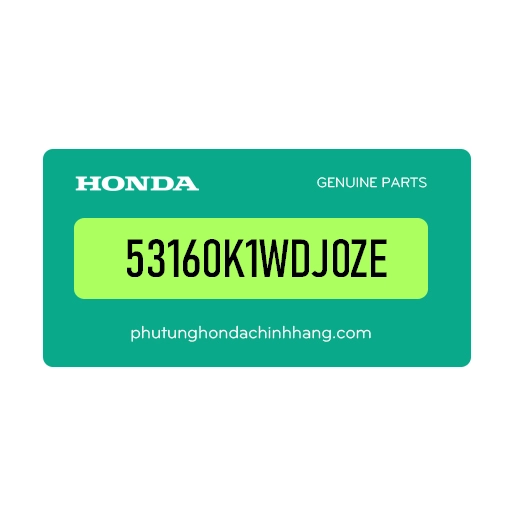 53160K1WDJ0ZE - Bộ Trang Trí Nắp Tay Lái*Gy163P*