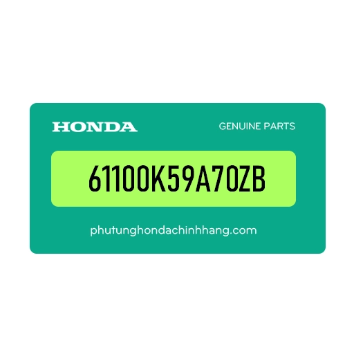 61100K59A70ZB - Chắn Bùn Trước *R378M*