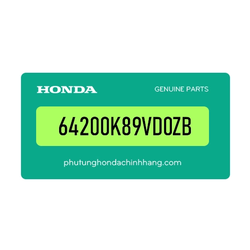 64200K89VD0ZB - Bộ Ốp Ống Yếm Phải *Pb408P* Wave Alpha 110 2025