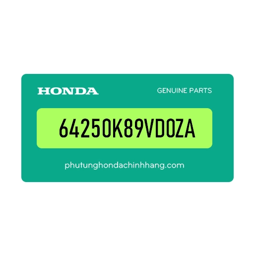 64250K89VD0ZA - Bộ Ốp Ống Yếm Trái *Nhc60P* Wave Alpha 110 2025