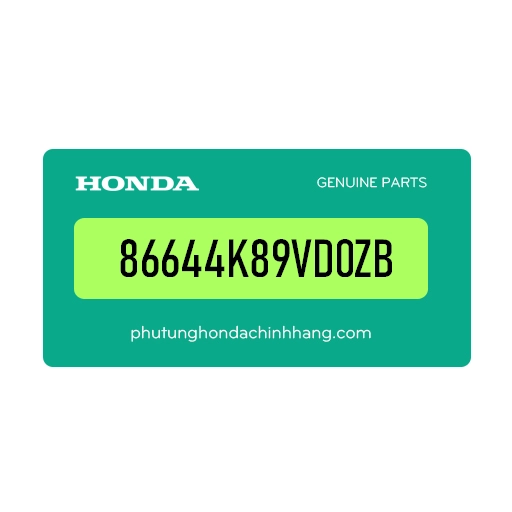 86644K89VD0ZB - Tem Ốp Sườn Phải *Pb434M* Wave Alpha 110 2025