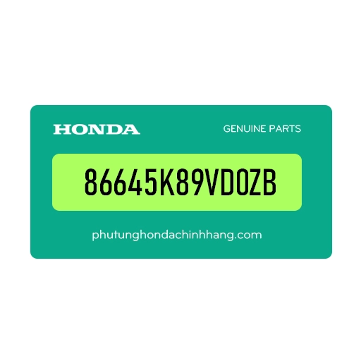 86645K89VD0ZB - Tem Ốp Sườn Trái *Pb434M* Wave Alpha 110 2025